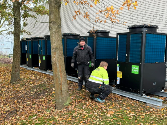 Corselitze varmepumpe - 2 x 150 kW luft til vand varmepumper